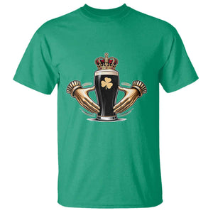 Irish Stout Claddagh Ring Beer Galway Ireland Souvenir T Shirt TS11 Irish Green Print Your Wear