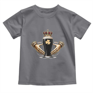 Irish Stout Claddagh Ring Beer Galway Ireland Souvenir Toddler T Shirt TS11 Charcoal Print Your Wear
