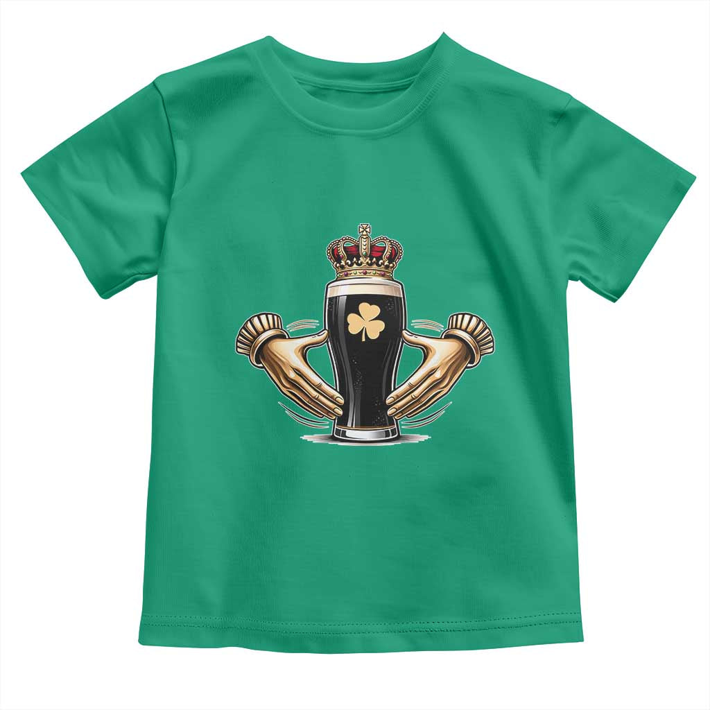 Irish Stout Claddagh Ring Beer Galway Ireland Souvenir Toddler T Shirt TS11 Irish Green Print Your Wear