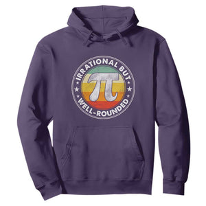 Funny Irrational But Well Rounded Pi Day Hoodie TS11 Purple Print Your Wear