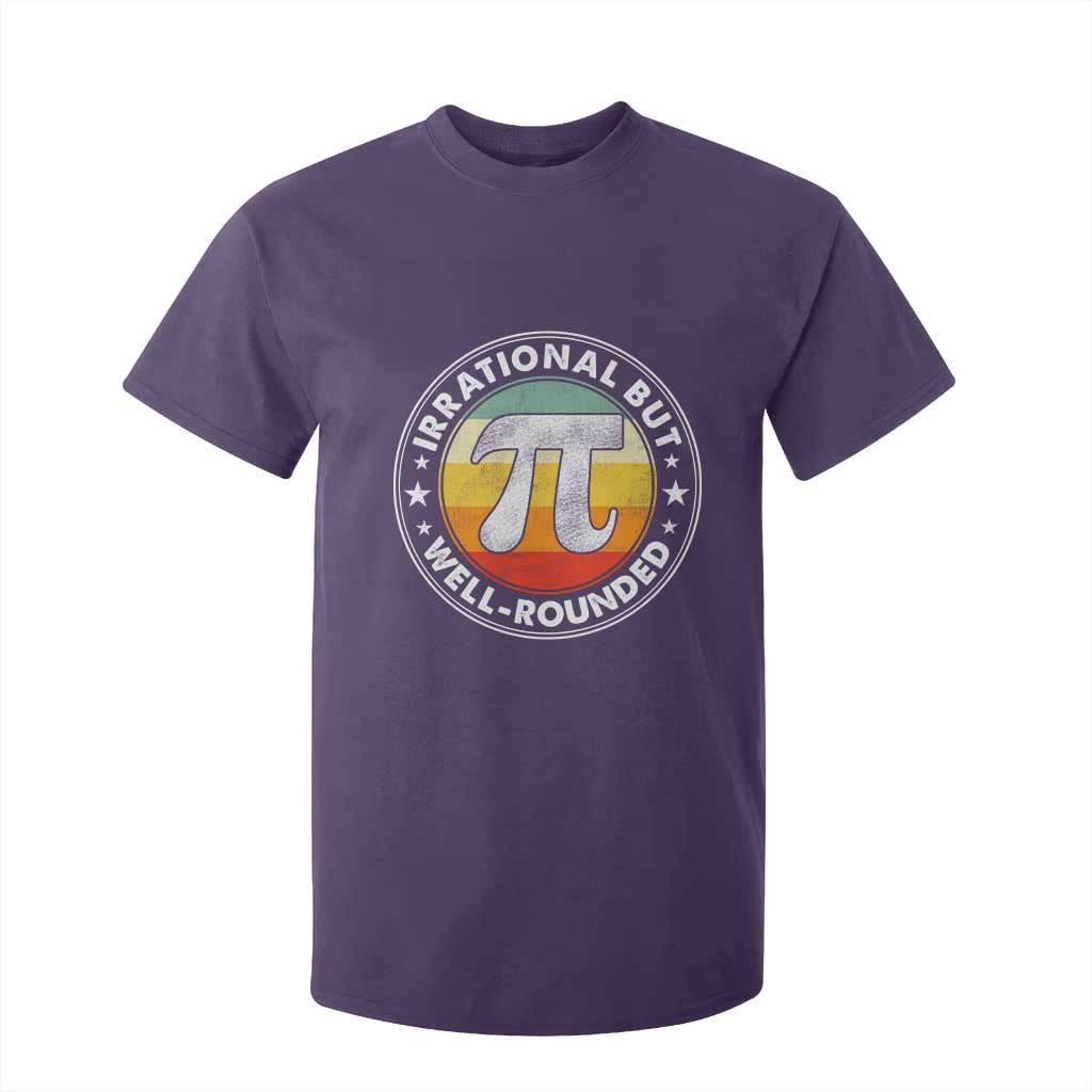 Funny Irrational But Well Rounded Pi Day T Shirt For Kid TS11 Purple Print Your Wear