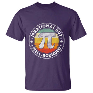 Funny Irrational But Well Rounded Pi Day T Shirt TS11 Purple Print Your Wear