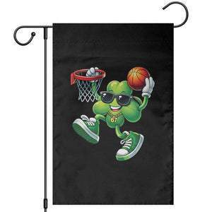 Funny 67 Meme Six Seven Basketball Shamrock St Patricks Day Garden Flag TS11 Black Print Your Wear