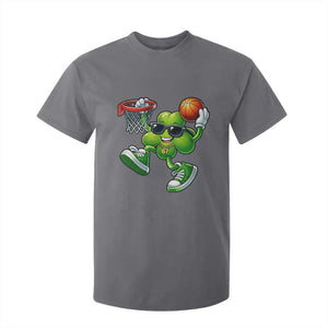 Funny 67 Meme Six Seven Basketball Shamrock St Patricks Day T Shirt For Kid TS11 Charcoal Print Your Wear