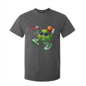 Funny 67 Meme Six Seven Basketball Shamrock St Patricks Day T Shirt For Kid TS11 Dark Heather Print Your Wear