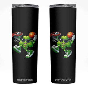 Funny 67 Meme Six Seven Basketball Shamrock St Patricks Day Skinny Tumbler TS11 Black Print Your Wear