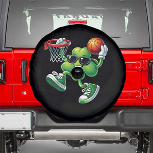 Funny 67 Meme Six Seven Basketball Shamrock St Patricks Day Spare Tire Cover TS11 Black Print Your Wear