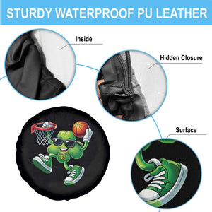 Funny 67 Meme Six Seven Basketball Shamrock St Patricks Day Spare Tire Cover TS11 Print Your Wear