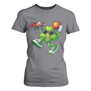 Funny 67 Meme Six Seven Basketball Shamrock St Patricks Day T Shirt For Women TS11 Charcoal Print Your Wear