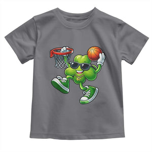 Funny 67 Meme Six Seven Basketball Shamrock St Patricks Day Toddler T Shirt TS11 Charcoal Print Your Wear