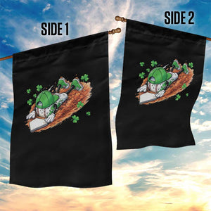 Funny Baseball St Patricks Day Home Plate Drip Garden Flag TS11 Print Your Wear