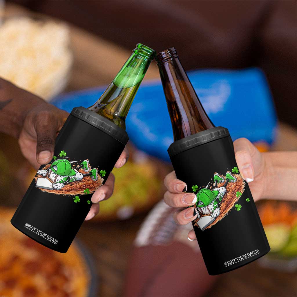 Funny Baseball St Patricks Day Home Plate Drip 4 in 1 Can Cooler Tumbler TS11 Print Your Wear