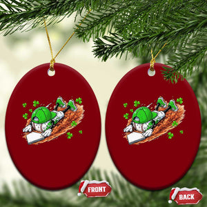 Funny Baseball St Patricks Day Home Plate Drip Ceramic Ornament TS11 Print Your Wear