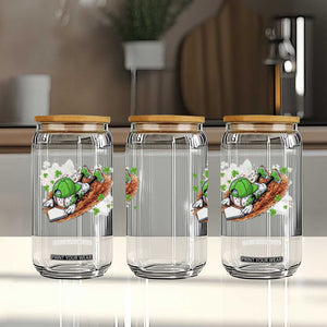 Funny Baseball St Patricks Day Home Plate Drip Glass Can TS11 Print Your Wear