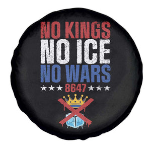 No Kings No Ice No Wars 8647 Spare Tire Cover Rejecting Kings Anti Authoritarian TS11 Print Your Wear