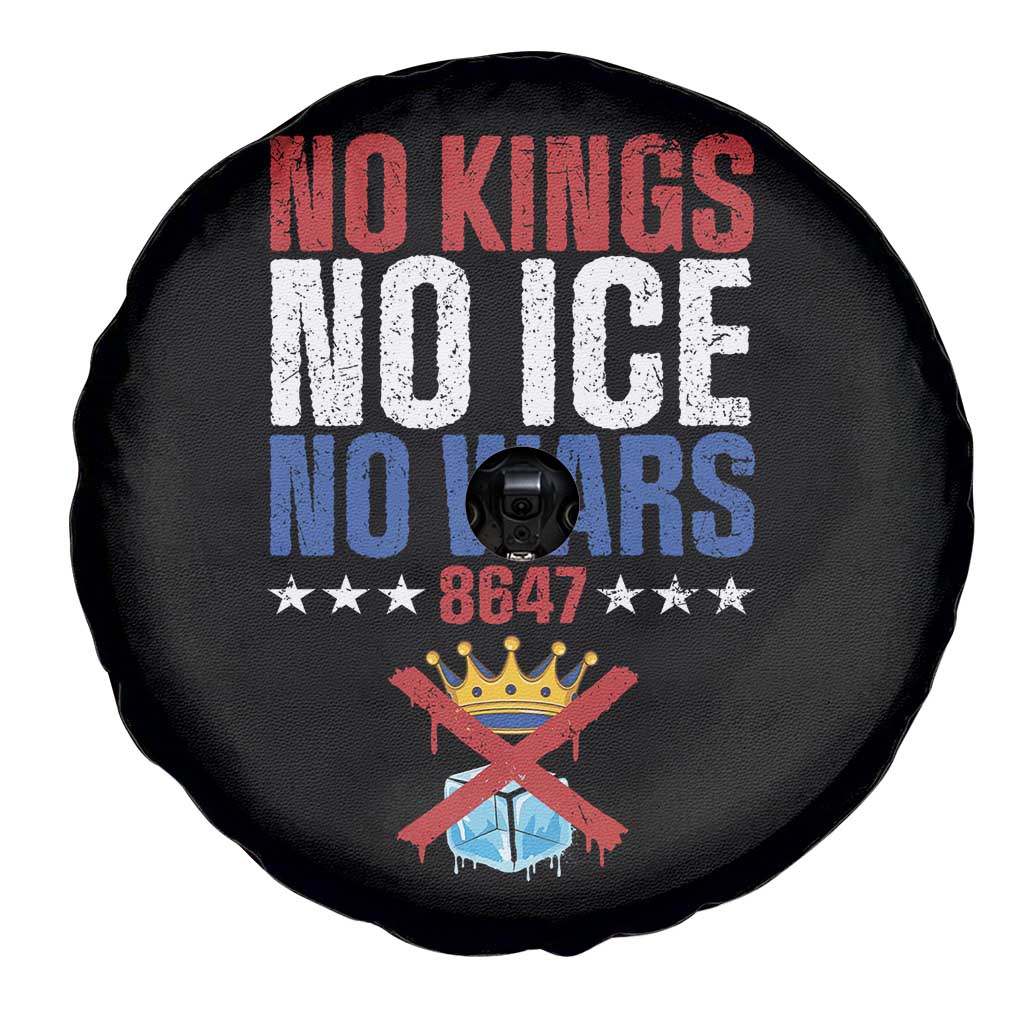No Kings No Ice No Wars 8647 Spare Tire Cover Rejecting Kings Anti Authoritarian TS11 Print Your Wear