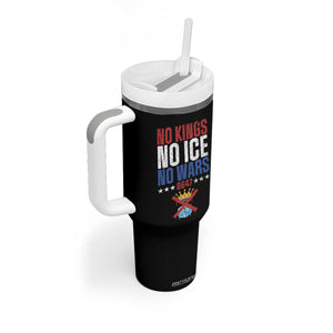 No Kings No Ice No Wars 8647 Tumbler With Handle Rejecting Kings Anti Authoritarian TS11 Print Your Wear