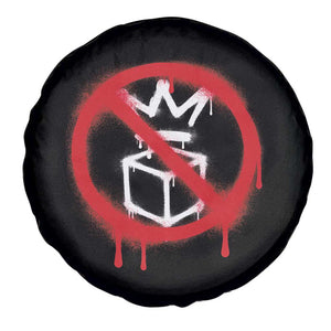 No Kings No Ice Protest Spare Tire Cover Vintage Political Stop Sign Graffiti Graphic TS11 Print Your Wear