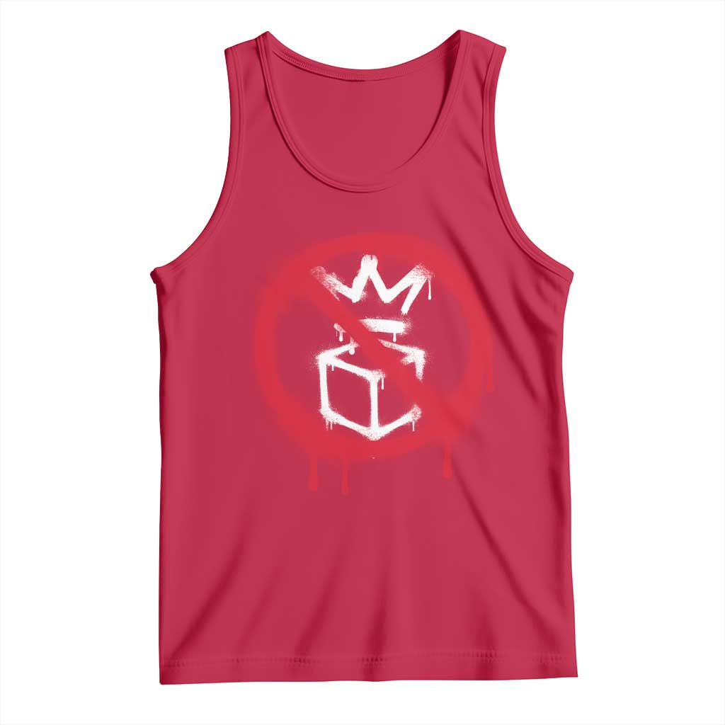 No Kings No Ice Protest Tank Top Vintage Political Stop Sign Graffiti Graphic TS11 Red Print Your Wear