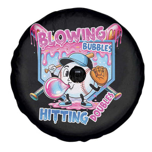 Baseball Blowing Bubbles Hitting Doubles Spare Tire Cover Sports Bubble Gum Lover TS11 Print Your Wear