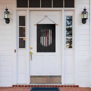 Personalized Firefighter Garden Flag Custom Text Name Vintage American Flag Patriot Fireman Gift