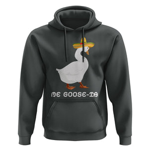 Funny Goose Cinco De Mayo Hoodie Me Goose - Ta TS11 Dark Heather Print Your Wear