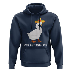 Funny Goose Cinco De Mayo Hoodie Me Goose - Ta TS11 Navy Print Your Wear