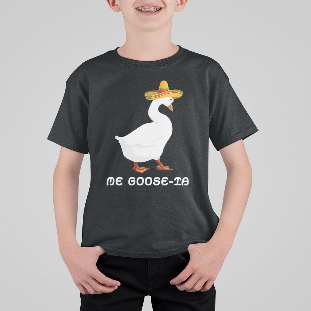 Funny Goose Cinco De Mayo T Shirt For Kid Me Goose - Ta TS11 Black Print Your Wear