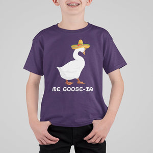 Funny Goose Cinco De Mayo T Shirt For Kid Me Goose - Ta TS11 Purple Print Your Wear