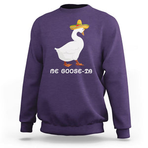 Funny Goose Cinco De Mayo Sweatshirt Me Goose - Ta TS11 Purple Print Your Wear