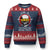 Funny I Am A Gen X-er Ugly Christmas Sweater So If You Dont Want Your Feeling Hurt Walk Away Vintage Skull TS11 Navy Red Print Your Wear