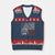 My Son Has Your Back Proud Army Dad V-Neck Knit Sweater Vest Military Father TS11 Navy Red Print Your Wear