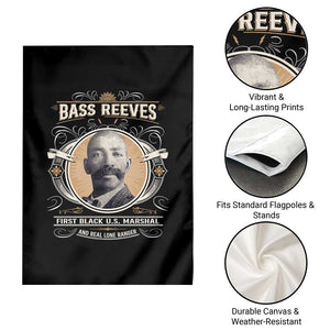 Bass Reeves First Black US Marshal And Real Lone Ranger Garden Flag African American Cowboy Legend TS11 Print Your Wear