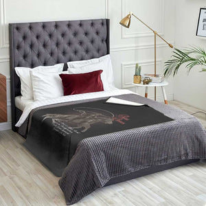 Bass Reeves Throw Blanket African American Cowboy Marshal Black History Month TS11 Print Your Wear