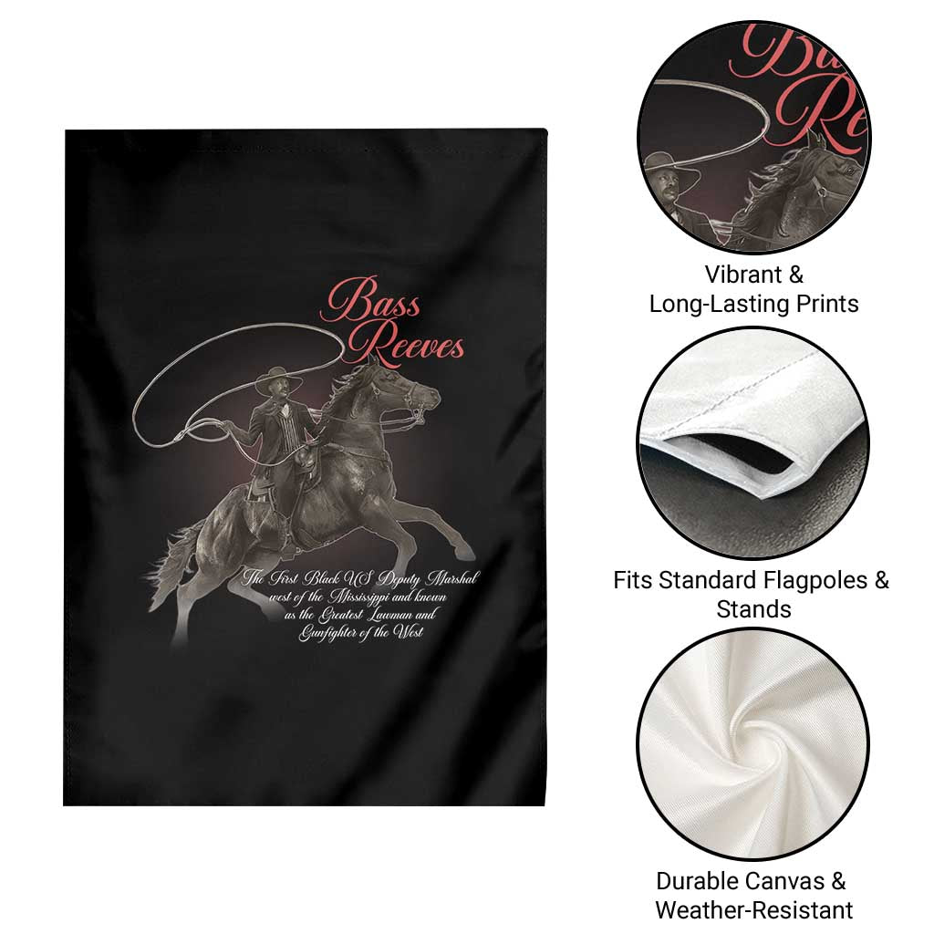 Bass Reeves Garden Flag African American Cowboy Marshal Black History Month TS11 Print Your Wear