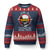 Funny I Am A Boomer Ugly Christmas Sweater So If You Dont Want Your Feeling Hurt Walk Away Vintage Skull TS11 Navy Red Print Your Wear