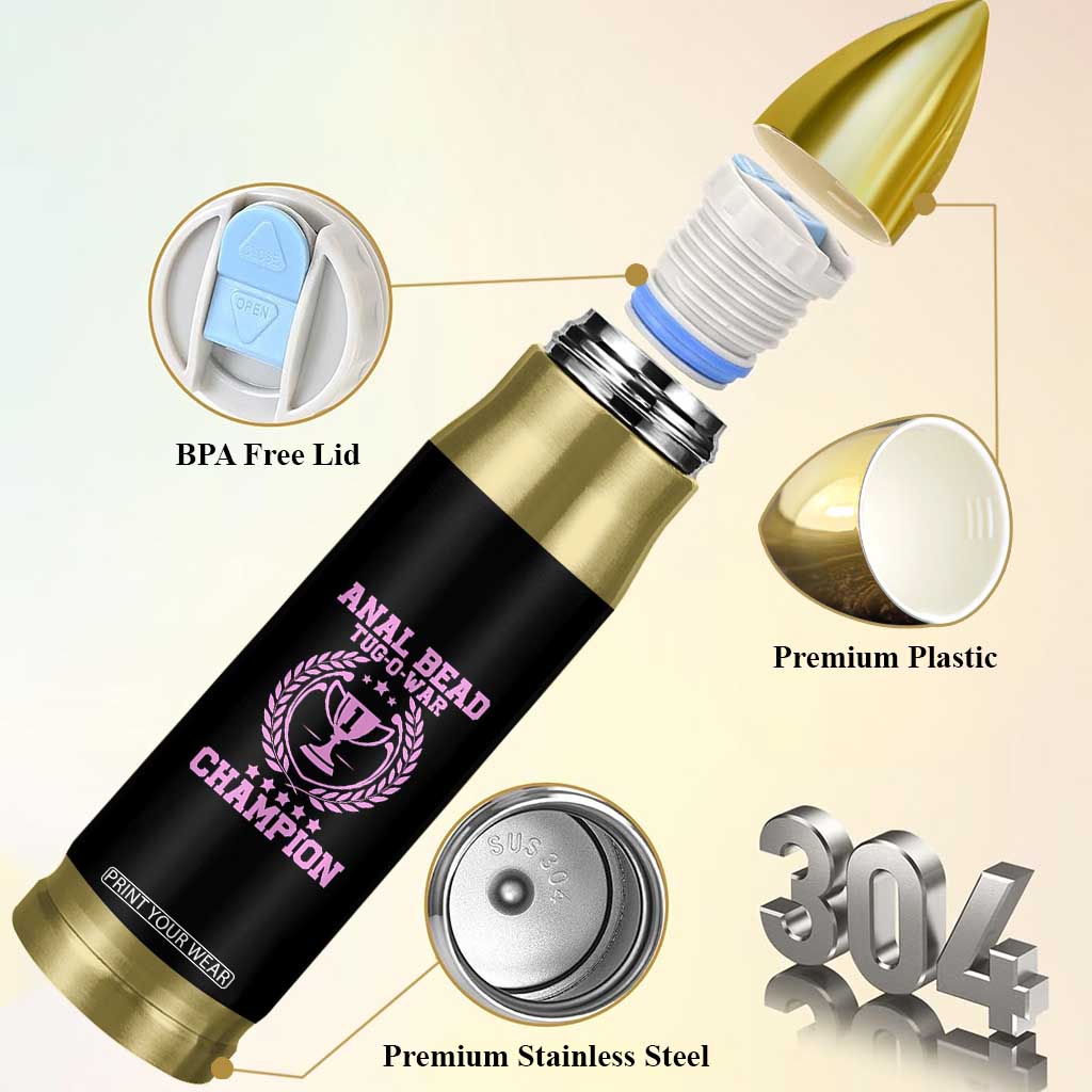 Funny #1 Anal Bead Tug O War Champion Bullet Tumbler Pink Adult Humor Cringe - Print Your Wear