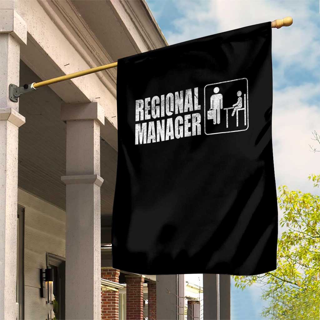 Regional Manager Garden Flag Funny Dad Baby Matching TS11 Print Your Wear