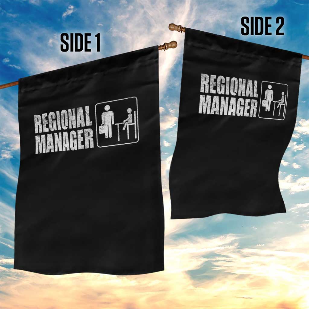 Regional Manager Garden Flag Funny Dad Baby Matching TS11 Print Your Wear