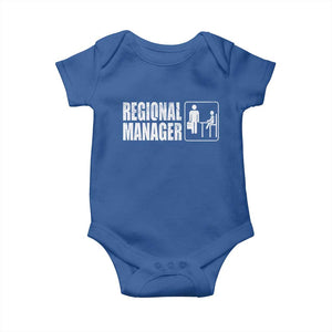 Regional Manager Baby Onesie Funny Dad Baby Matching TS11 Royal Blue Print Your Wear