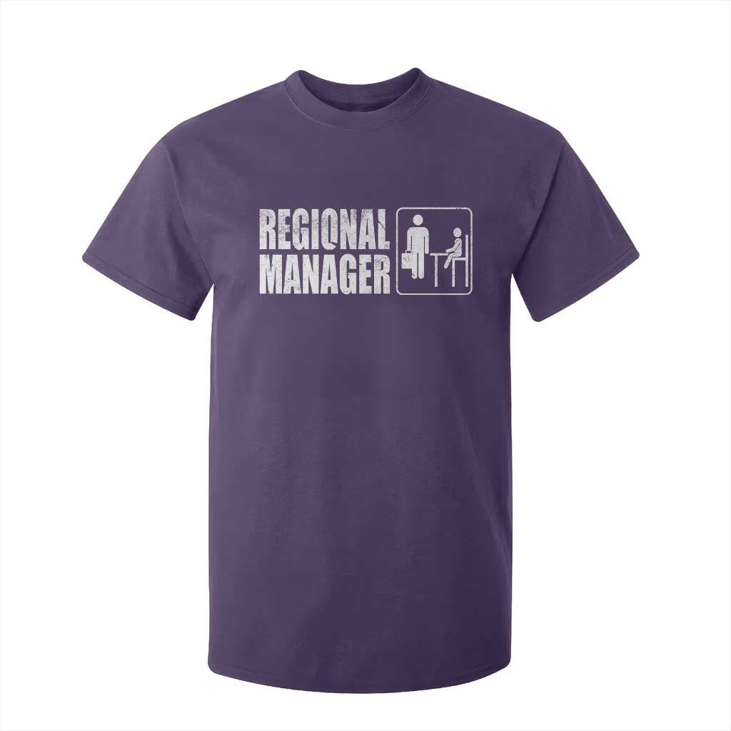 Regional Manager T Shirt For Kid Funny Dad Baby Matching TS11 Purple Print Your Wear