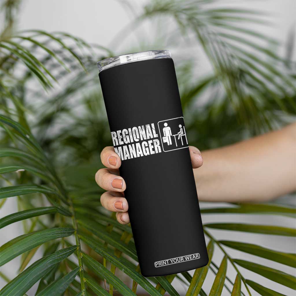 Regional Manager Skinny Tumbler Funny Dad Baby Matching TS11 Print Your Wear