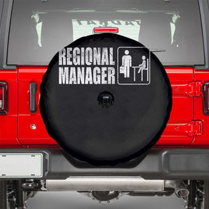 Regional Manager Spare Tire Cover Funny Dad Baby Matching TS11 Black Print Your Wear