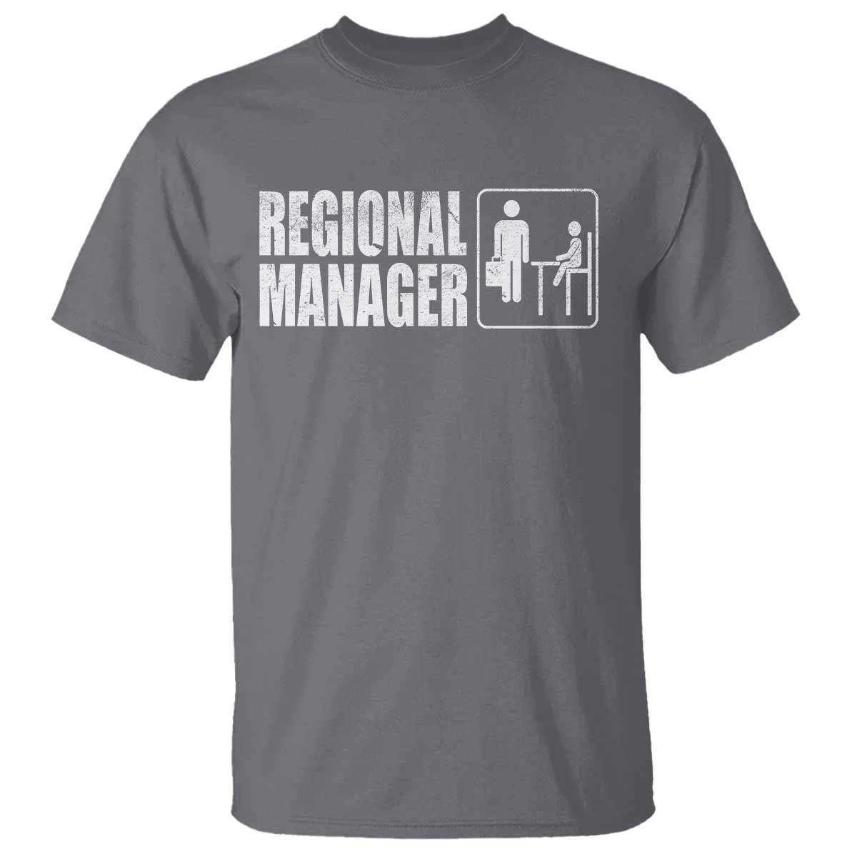 Regional Manager T Shirt Funny Dad Baby Matching TS11 Charcoal Print Your Wear