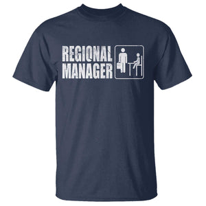 Regional Manager T Shirt Funny Dad Baby Matching TS11 Navy Print Your Wear