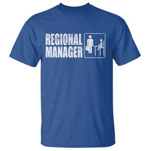 Regional Manager T Shirt Funny Dad Baby Matching TS11 Royal Blue Print Your Wear