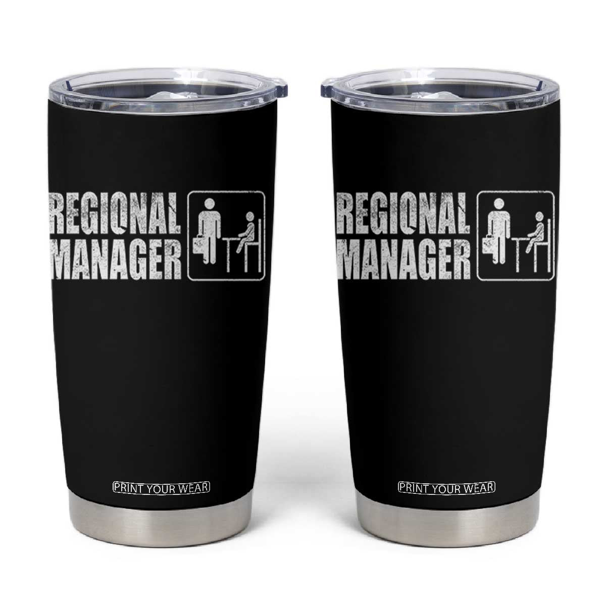 Regional Manager Tumbler Cup Funny Dad Baby Matching TS11 Black Print Your Wear