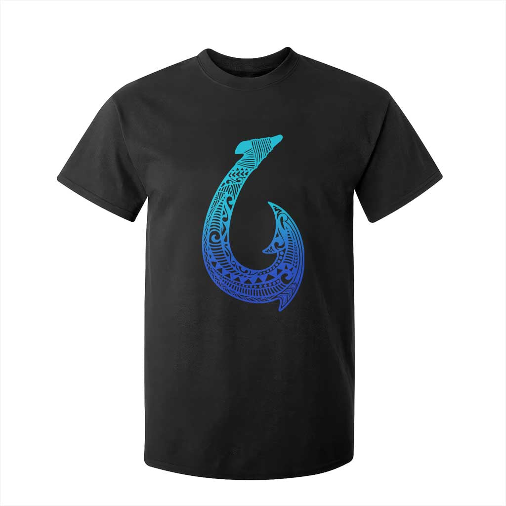 Tribal Makau Hawaiian Fish Hook Pacific Islander Hawaiian T Shirt For Kid TS11 Black Print Your Wear
