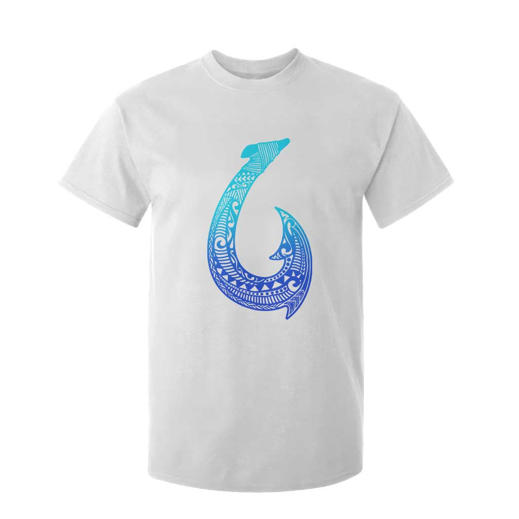 Tribal Makau Hawaiian Fish Hook Pacific Islander Hawaiian T Shirt For Kid TS11 White Print Your Wear