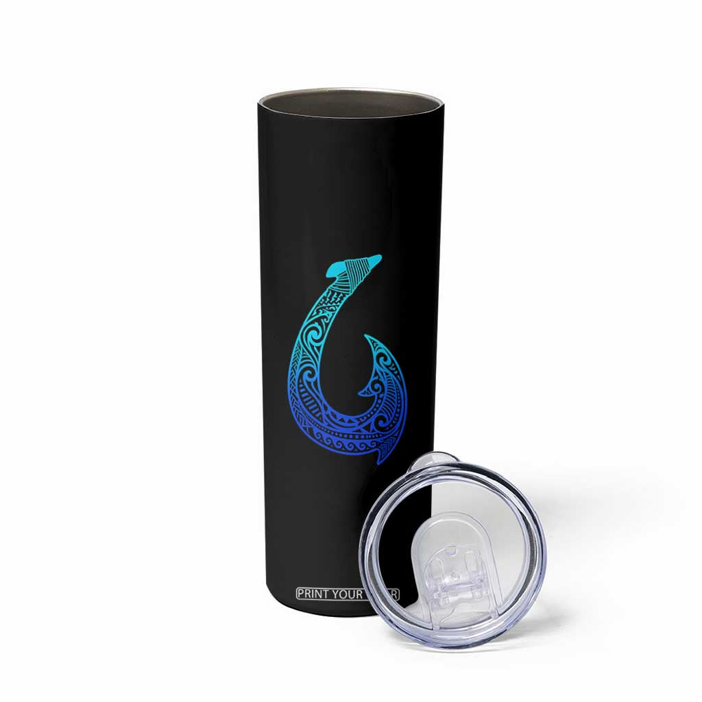 Tribal Makau Hawaiian Fish Hook Pacific Islander Hawaiian Skinny Tumbler TS11 Print Your Wear